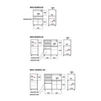 【軒先渡し】フナモコ HIGH COUNTER（ハイカウンター） リアルウォールナット 幅848×奥行445×高さ983mm MRD-85 1台（直送品）