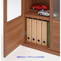 フナモコ NEW COMIC CABINET（コミックキャビネット） エリーゼアッシュ 幅743×奥行327×高さ1800mm VCA-75 1台（直送品）