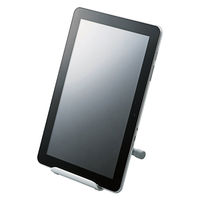 タブレットスタンド 無段階角度調整 フリーアングルタイプ シルバー TB-DS004SV エレコム 1個