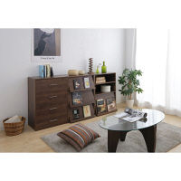 アイリスオーヤマ Collanシリーズ フラップラック 扉1段棚2段 ブラウン 幅590×奥行409×高さ836mm CHR-1 1台（直送品）