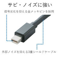 エレコム Mini DisplayPort-VGA変換アダプタ AD-MDPVGABK 1個
