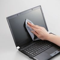 エレコム 超強力クロス/大/グレー KCT-006GY 1個