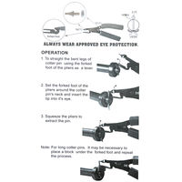 割りピンプライヤー 2152 1セット（直送品）