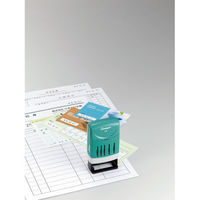 シヤチハタ 回転日付印 欧文日付 3号 赤 XNDB-3/H-R