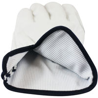 キタヤマ 牛床革オイル 黒当て付 背縫い M 3288-M（直送品）