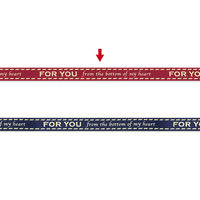 ササガワ リボン FOR YOU 赤 50-307 1巻(10m巻)
