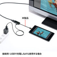 サンワサプライ SlimPort-HDMI変換アダプタ AD-HD14SP 1個（直送品）