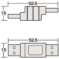 サンワサプライ USB変換アダプタ AD-USB1 1個（直送品）