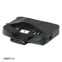 サンワサプライ PCインナーバッグ 15.6インチワイド対応 ブラック BAG-INA4LN 1個（直送品）