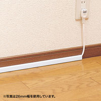 サンワサプライ ケーブルカバー(角型、ホワイト) CA-KK33N 1個（直送品）