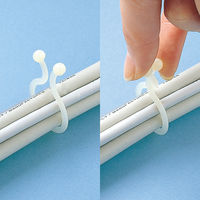 サンワサプライ ケーブルタイ(ツイスト) CA-TW24N 1セット(25個入)