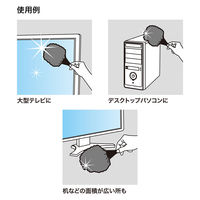 サンワサプライ クリーニングブラシ Lサイズ (ブラック) CD-KBR1 1個