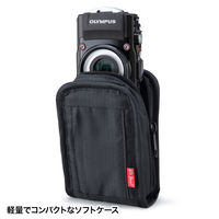 サンワサプライ デジカメソフトケース DG-BG33BKN 1個