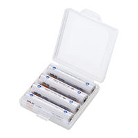 サンワサプライ 電池ケース（単4形用2個セット・クリア） DG-BT4CLN 1個