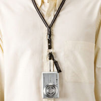 サンワサプライ ネックストラップ(トリプルコード) DG-ST14BK 1個