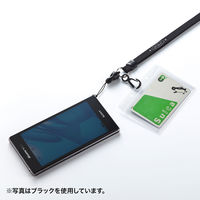 サンワサプライ ネックストラップ(10mm幅) DG-ST16BL 1個