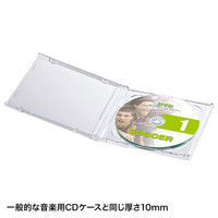 サンワサプライ DVD・CDケース（クリア） FCD-22CN 1セット（5枚入り）（直送品）