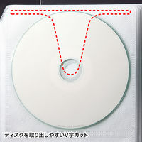 サンワサプライ DVD・CDファイルケース(96枚収納・ブラック) FCD-FL96BK 1個（直送品）