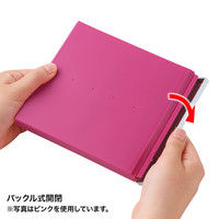 サンワサプライ ブルーレイディスク対応ポータブルハードケース(8枚収納・ブルー) FCD-JKBD8BL 1個（直送品）