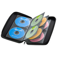 サンワサプライ ブルーレイディスク対応セミハードケース(56枚収納・シルバー) FCD-WLBD56S 1個