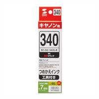 キヤノン（Canon）用 詰め替えインク INK-C340B60S ブラック 1個（直送品）