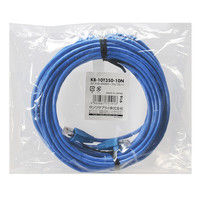 サンワサプライ カテゴリ5/350M単線ケーブル 10m ブルー KB-10T350-10N（直送品）
