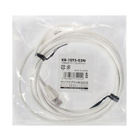 サンワサプライ UTPエンハンスドカテゴリ5ハイグレード単線ケーブル KB-10T5-03N 1個