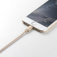 サンワサプライ ライトニングケーブル ゴールド 1m ナイロンメッシュ KB-IPLTNM10KGD 1本（直送品）