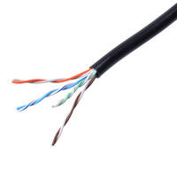 サンワサプライ カテゴリ5eUTP単線ケーブルのみ 300m ブラック KB-T5-CB300BKN（直送品）