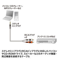 サンワサプライ オーディオケーブル KM-A1-50K2 1本（直送品）