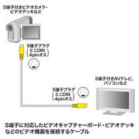 サンワサプライ S端子ビデオケーブル KM-V7-100K2 1本（直送品）