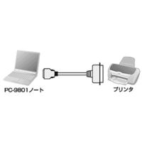 サンワサプライ プリンタケーブル KPU-98LV2K 1本（直送品）