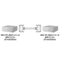 サンワサプライ RS-232Cケーブル KRS-011-15N 1本（直送品）