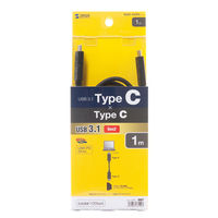 サンワサプライ USB3.1 Gen2 TypeC ケーブル KU31-CCP310 1本
