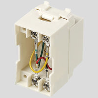 サンワサプライ JIS対応電話用モジュール ホワイト LA-FP-MJ4（直送品）