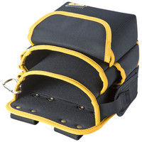 サンワサプライ ベルト付き工具袋（腰用） ブラック LAN-TL14（直送品）