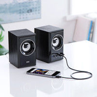 サンワサプライ 木製2chマルチメディアスピーカー MM-SPWD2BKN 1個（直送品）