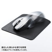 サンワサプライ シリコンマウスパッド（グレー） W150×D180×H1.8mm MPD-OP56GY 1個（直送品）