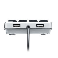 サンワサプライ USB2.0ハブ付テンキー NT-17UH2SVN 1個