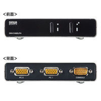 サンワサプライ パソコン自動切替器(2:1) SW-KVM2LPN 1個（直送品）