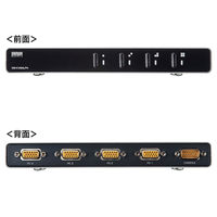 サンワサプライ パソコン自動切替器(4:1) SW-KVM4LPN 1個