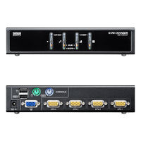 サンワサプライ PS/2・USB両対応パソコン自動切替器(4:1) SW-KVM4UP 1個