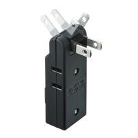 サンワサプライ スイングミニタップ TAP-AC10BK 1個