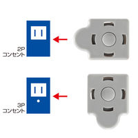 サンワサプライ コンセントマルチキャップ TAP-CAPMULTGY 1個（直送品）