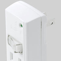 サンワサプライ 雷ガード ホワイト 2P式 2個口 一括集中スイッチ付き TAP-SP203 1個（直送品）