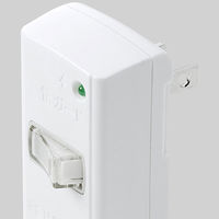 サンワサプライ 雷ガード ホワイト 2P式 1個口 一括集中スイッチ付き TAP-SP204 1個（直送品）