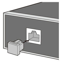 サンワサプライ AVジャックキャップ（LANコネクタ用） TK-CAP5 1セット（6個入り）