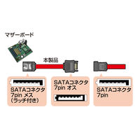 サンワサプライ シリアルATA3延長ケーブル TK-SATA3-03E 1個（直送品）