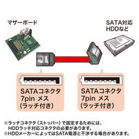 サンワサプライ 下L型シリアルATA3ケーブル TK-SATA3-07SL 1個