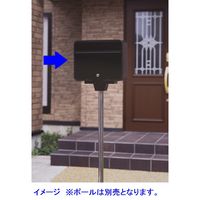 グリーンライフ スチールポスト(カムロック錠)マットブラック FH-58P(MBK) 1個